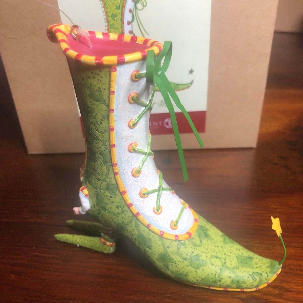 Christmas Kringles Ornament  Victorian Boot Man